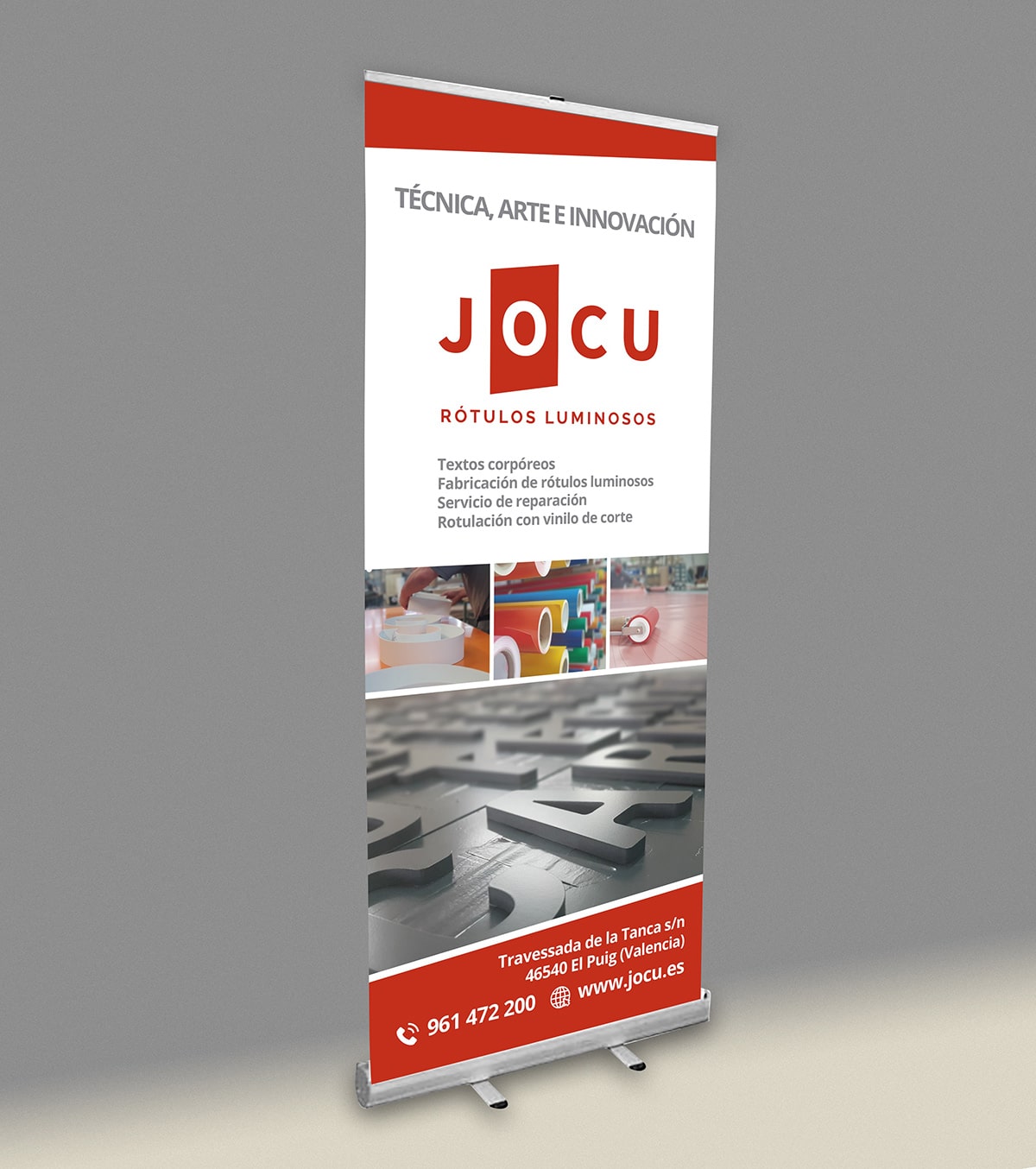 Expositores para empresas y negocios - Jocu