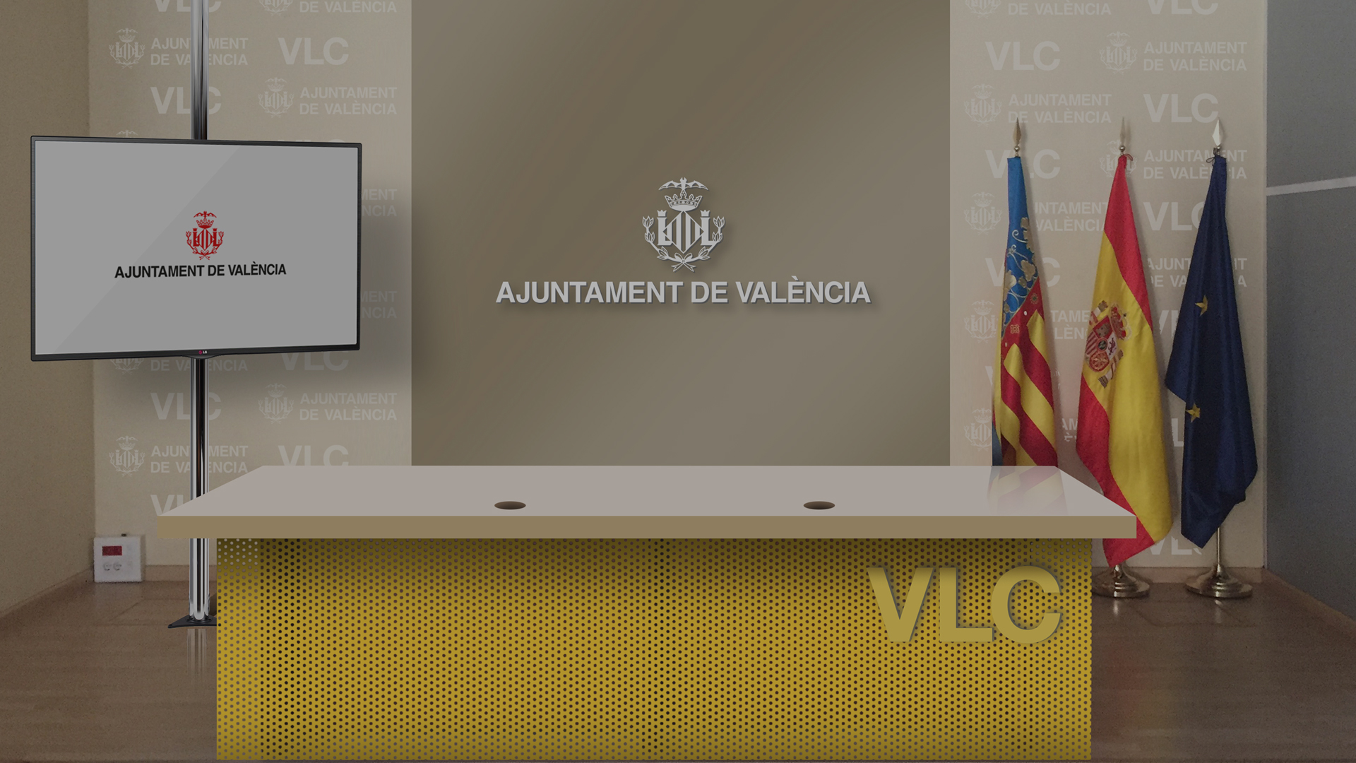 Proyecto rotulación sala de prensa